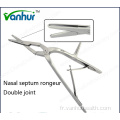 Instruments de sinuscopie EN T Septum nasal Rongeur